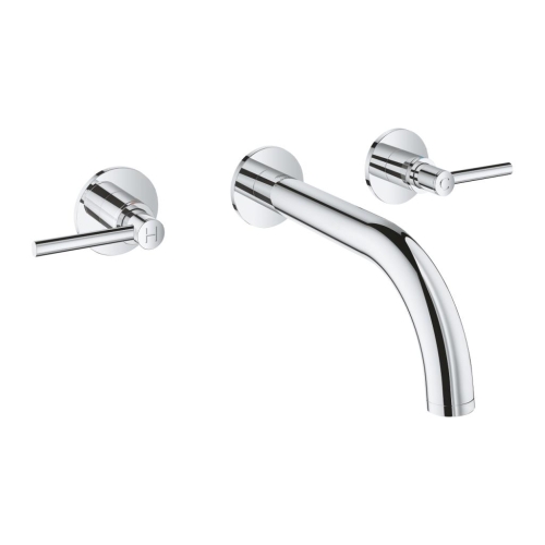 Grohe Atrio 3 Delikli Duvardan Lavabo Bataryası M-Boyut Krom – 20662000 - Thumbnail