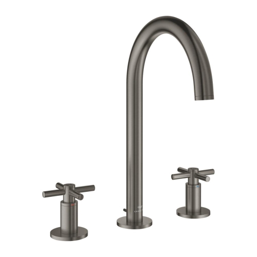 Grohe Atrio 3 Delikli Lavabo Bataryası L-Boyut Brushed Hard Graphite - 20643AL0