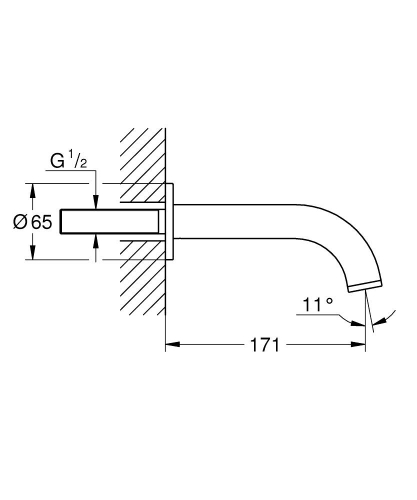 Grohe Atrio Çıkış Ucu - 13487000 - 3