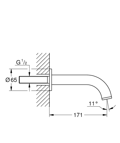 Grohe Atrio Çıkış Ucu Brushed Warm Sunset – 13487DL0 - Thumbnail