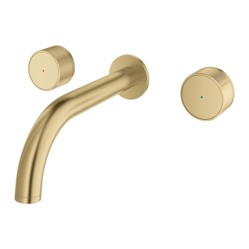 Grohe Atrio Private Collection 3 Delikli Duvardan Lavabo Bataryası M Boyut Brushed Cool Sunrise – 20589GN0 - Thumbnail