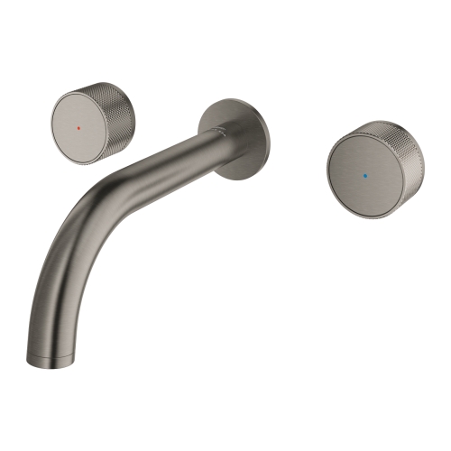 Grohe Atrio Private Collection 3 Delikli Duvardan Lavabo Bataryası M Boyut Brushed Hard Graphite – 20589AL0 - Thumbnail