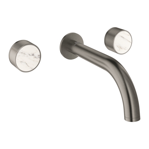 Grohe Atrio Private Collection 3 Delikli Duvardan Lavabo Bataryası M Boyut Brushed Hard Graphite – 20589AL0 - Thumbnail