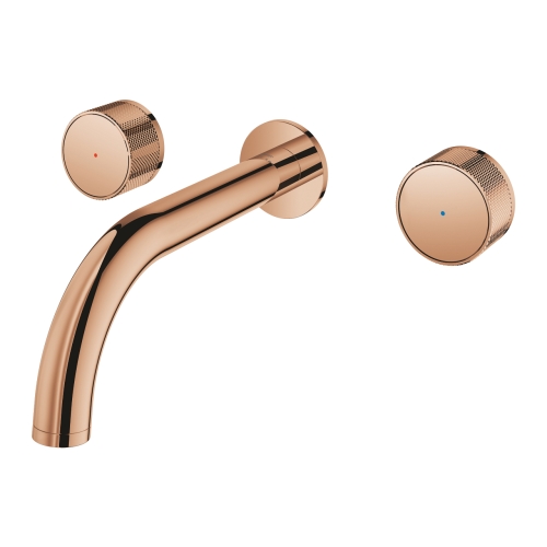 Grohe Atrio Private Collection 3 Delikli Duvardan Lavabo Bataryası M Boyut Warm Sunset - 20589DA0 - 4