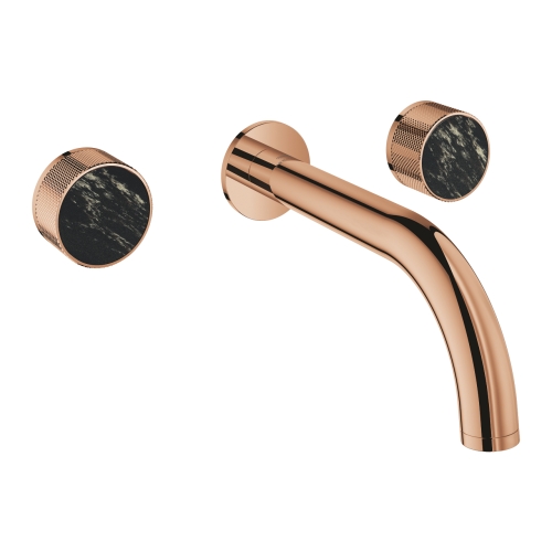 Grohe Atrio Private Collection 3 Delikli Duvardan Lavabo Bataryası M Boyut Warm Sunset - 20589DA0 - 5