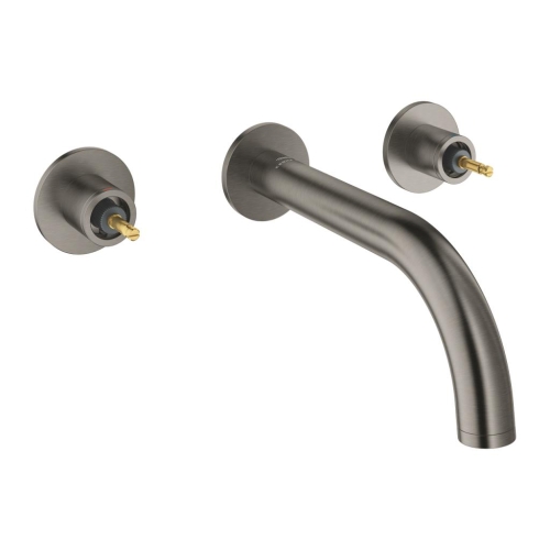 Grohe Atrio Private Collection 3 Delikli Duvardan Lavabo Bataryası M–Boyut Brushed Hard Graphite – 20587AL0
