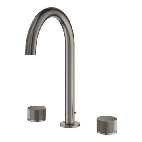 Grohe Atrio Private Collection 3 Delikli Lavabo Bataryası L Boyut Brushed Hard Graphite - 20595AL0 - Thumbnail