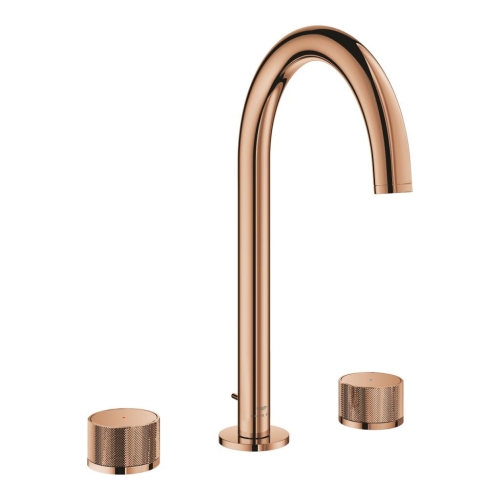 GROHE - Grohe Atrio Private Collection 3 Delikli Lavabo Bataryası L Boyut Warm Sunset - 20595DA0