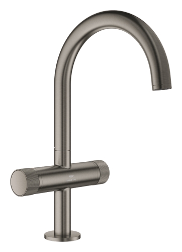 Grohe Atrio Private Collection Lavabo Bataryası L-Boyut Brushed Hard Graphite - 21138AL0 - Thumbnail