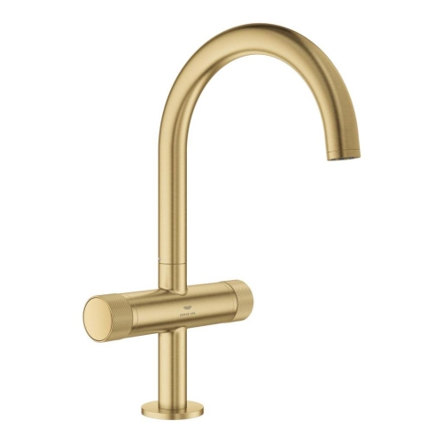 Grohe Atrio Private Collection Lavabo Bataryası L-Boyut Brushed Cool Sunrise – 21138GN0 - Thumbnail