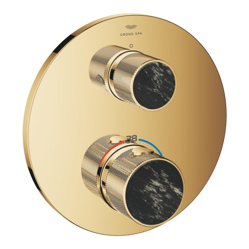 Grohe Atrio Private Collection Termostatik Banyo/Duş Bataryası 2 Çıkışlı Divertörlü Cool Sunrise - 24396GL0 - Thumbnail