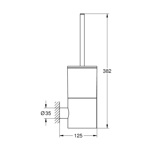 Grohe Atrio Tuvalet Fırçası Seti Warm Sunset - 40314DA3 - Thumbnail