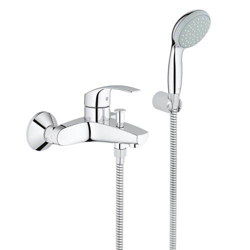 Grohe Banyo Bataryası El Duş Seti Dahil Eurosmart Krom - 33302002 - Thumbnail