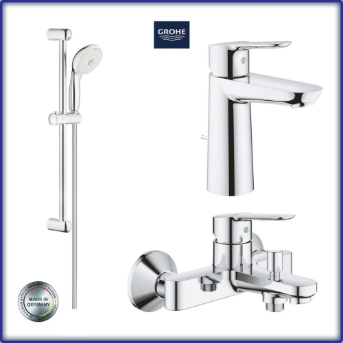 Grohe Banyo ve Lavabo Batarya Seti BauEdge 3 parça - Thumbnail