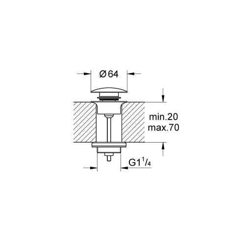 Grohe Bas-Aç Gider Seti Brushed Hard Graphite - 65807AL0 - 3