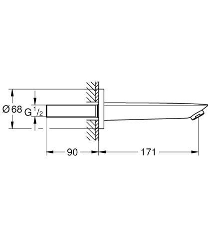 Grohe Baucosmopolitan Çıkış Ucu 13255001 - 4