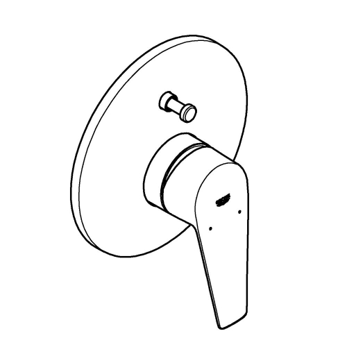 Grohe Bauedge Tek Kumandalı Banyo Bataryası 29079001 - 5