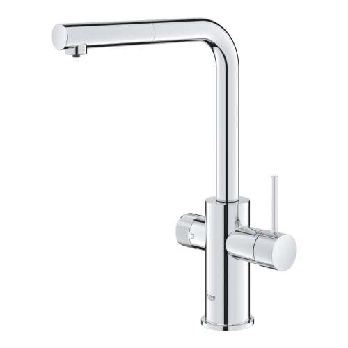 Grohe Blue Pure Minta Arıtma Takılan Spiralli Eviye Bataryası Krom - 30590000 - Thumbnail