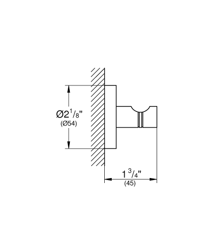 Grohe Bornoz Askısı Essentials Super Steel - 40364DC1 - Thumbnail