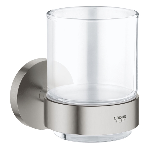 Grohe Diş Fırçalık Seti Essentials Super Steel - 40447DC1 - Thumbnail