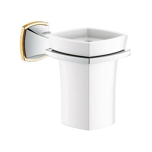 Grohe - Grohe Diş Fırçalık Ve Tutacağı Grandera Krom/Altın- 40626IG0