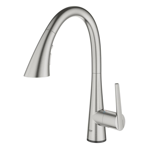 Grohe Dokunmatik Touch Eviye Bataryası Zedra SuperSteel - 30219DC2 - Thumbnail