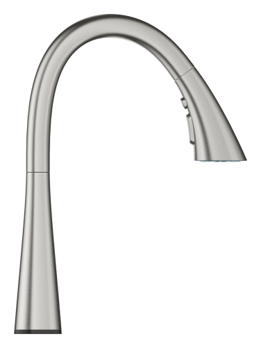 Grohe Dokunmatik Touch Eviye Bataryası Zedra SuperSteel - 30219DC2 - 14