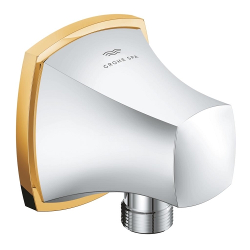 Grohe El Duş Çıkış Dirseği Grandera Krom/Altın – 26897IG0 - Thumbnail