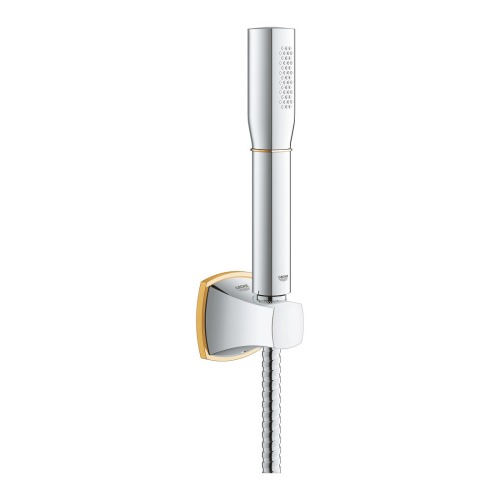 Grohe El Duş Seti Duvar Askılı Grandera Krom/Altın - 27993IG0