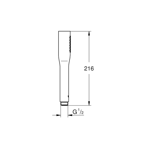 Grohe El Duşu 1 Akışlı Euphoria Krom - 27400000 - Thumbnail