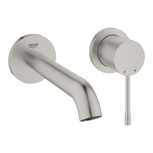 Grohe Essence 2 Delikli Lavabo Bataryası M-Size Super Steel - 19408DC1