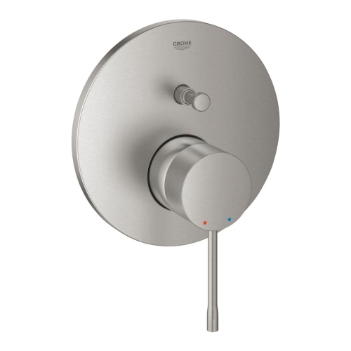 Grohe Essence Ankastre Banyo Duş Bataryası 2 Çıkışlı Divertörlü Super Steel - 24167DC1