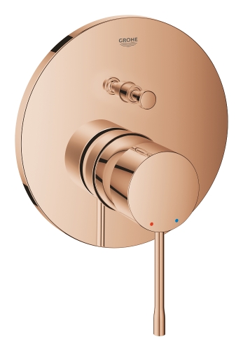 GROHE - Grohe Essence Ankastre Banyo Duş Bataryası 2 Çıkışlı Divertörlü Warm Sunset – 24167DA1