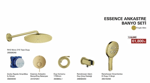 GROHE - GROHE Essence Ankastre Banyo Seti