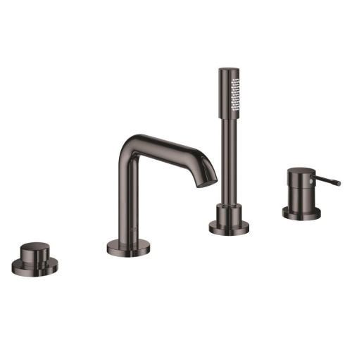 Grohe Essence Dört Delikli Küvet Bataryası Hard Graphite - 19578A01