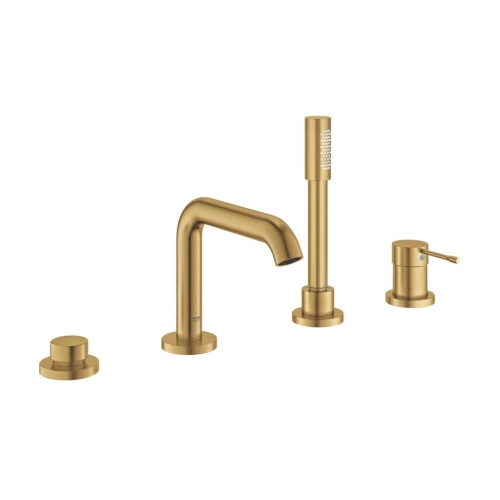 Grohe Essence Dört Delikli Küvet Bataryası Brushed Cool Sunrise - 19578GN1