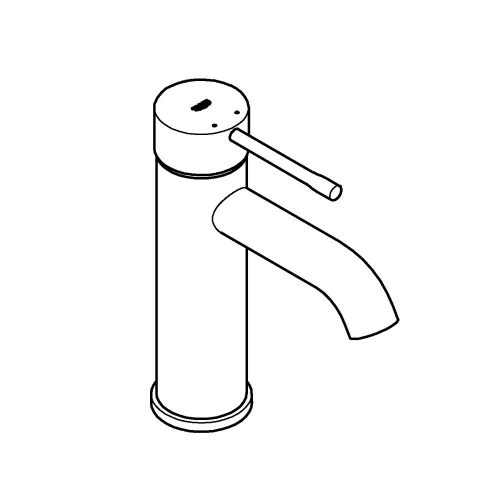 Grohe Essence Tek Kumandalı Lavabo Bataryası S-Boyut Cool Sunrise - 23590GL1 - 3