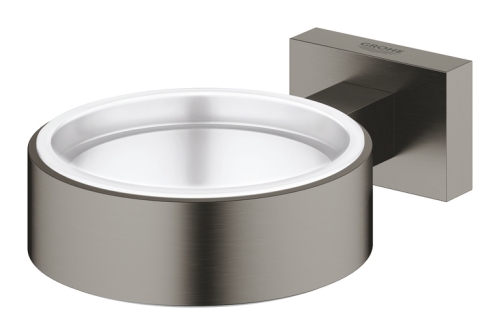 Grohe Essentials Cube Sabunluk Ve Diş Fırçalık Tutacağı Br. Hard Graphite – 40508AL1 - Thumbnail