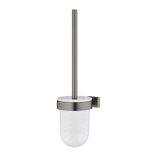 Grohe Essentials Cube Tuvalet Fırçalık Brushed Hard Graphite - 40513AL1 - 2