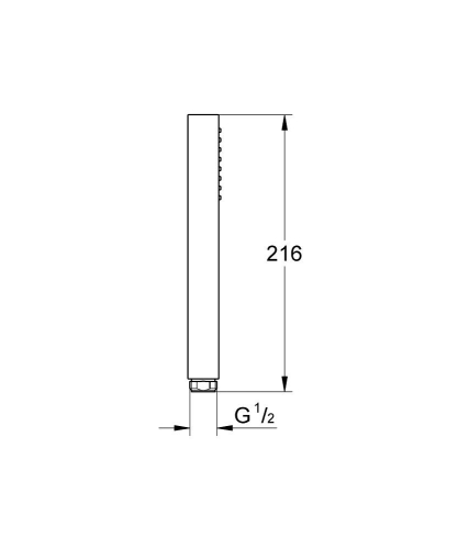 Grohe Euphoria Cube+Stick El Duşu 1 Akışlı - 27888A00 - Thumbnail