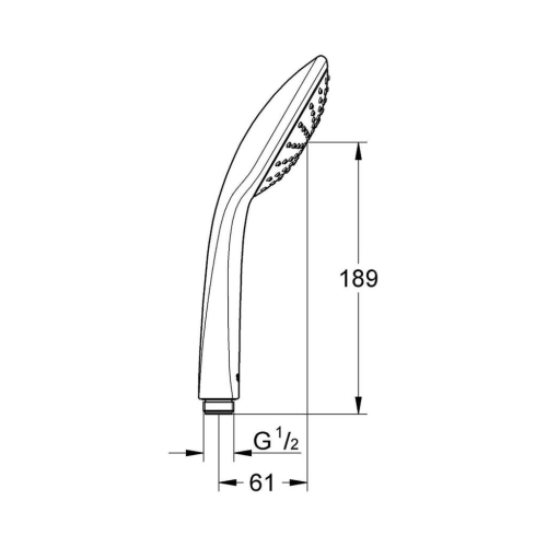 Grohe Euphorıa El Duşu Mavi - 27542000 - Thumbnail