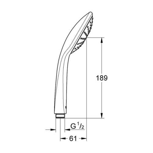Grohe Euphorıa El Duşu Mor - 27550000 - Thumbnail