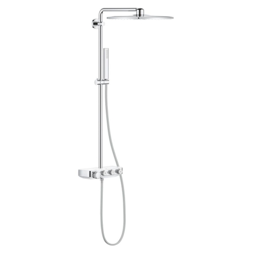 Grohe Euphoria Smartcontrol System 310 Cube Duo Duvara Monte Termostatik Bataryalı Duş Sistemi Beyaz - 26508LS0