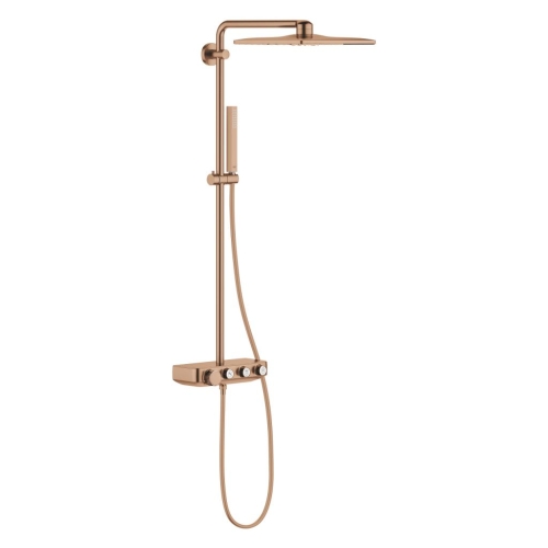 Grohe Euphoria Smartcontrol System 310 Cube Duo Duvara Monte Termostatik Bataryalı Duş Sistemi Br.Warm Sunset – 26508DL0 - Thumbnail
