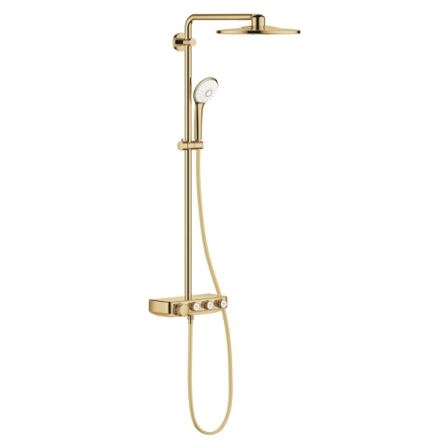 Grohe Euphoria Smartcontrol 310 Duo Duş Sistemi Duvara Monte Termostatik Bataryalı Duş Sistemi Cool Sunrise - 26507GL0 - Thumbnail