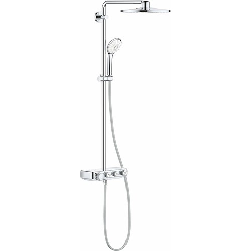 GROHE - Grohe Euphoria SmartControl System 310 Duo Duvara Monte Termostatik Bataryalı Duş Sistemi - 26507000