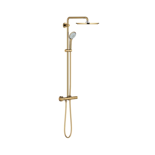 Grohe Euphoria System 310 Duvara Monte Termostatik Bataryalı Duş Sistemi Cool Sunrise - 26075GL0