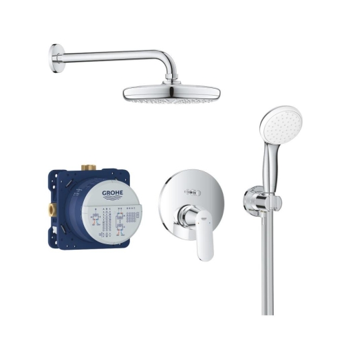 Grohe Eurocosmo Duş Seti, Tempesta 210 Tepe Duşu İle - 25219001 - Thumbnail