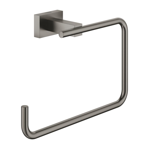 Grohe - Grohe Eurocube Halka Yuvarlak Havluluk Brushed Hard Graphite – 40510AL1