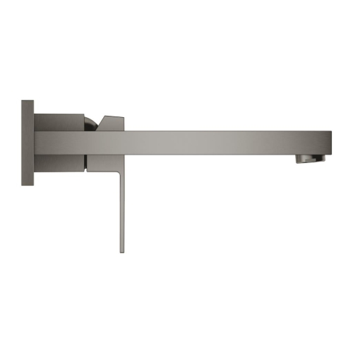 Grohe Eurocube İki Delikli Duvardan Lavabo Bataryası M-Boyut Brushed Hard Graphite – 23447AL0 - Thumbnail